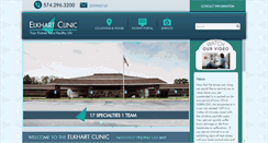 Desktop Screenshot of elkhartclinic.com